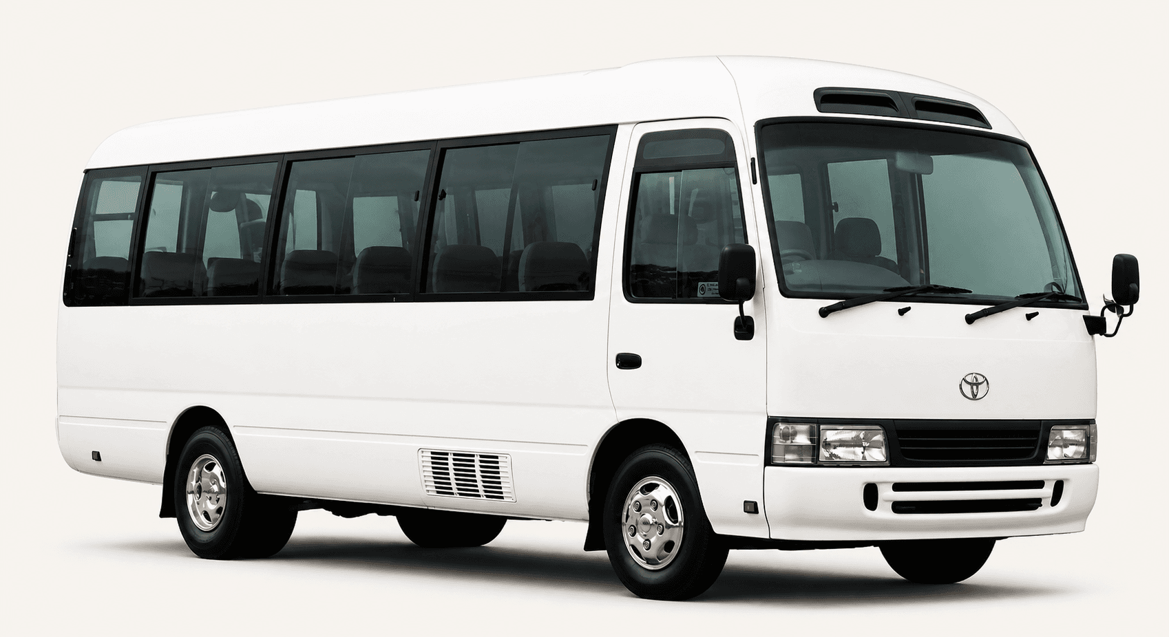 Toyota Coaster available for private hire